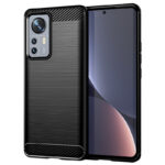 Techsuit - Carbon Silicone - Xiaomi 12 Pro - Black