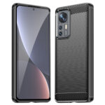 Techsuit - Carbon Silicone - Xiaomi 12 Pro - Black – Image 2