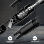 Baseus - Sharp Tool Safety Hammer (CRSFH-0S) - Window-Breaking and Safety Belt Cutting - Silver – Image 4