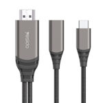 Yesido - Video Cable Adapter (HM07) - Type-C to HDMI, Type-C, 4K 60Hz, 2m - Black