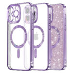 Techsuit - Luxury Glitter MagSafe - iPhone 13 Pro - Light Purple