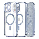 Techsuit - Luxury Glitter MagSafe - iPhone 14 Pro - Light Blue