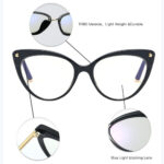 Techsuit - Anti-Blue Light Glasses Reflex TR90 (F93308) - Cat Eye - Clear Pink – Image 4