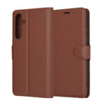 Techsuit - Leather Folio - Samsung Galaxy S23 FE - Brown
