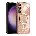 Techsuit - Luxury Glitter MagSafe - Samsung Galaxy S23 - Rose Gold