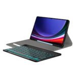 Techsuit - CozyTab Case (with Pencil Holder/RGB Wireless Magnetic Keyboard) - Samsung Galaxy Tab S9 Ultra / S10 Ultra - Black – Image 3