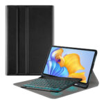 Techsuit - CozyTab Case (with Pencil Holder/RGB Wireless Magnetic Keyboard) - Honor Pad 8 - Black – Image 6