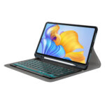 Techsuit - CozyTab Case (with Pencil Holder/RGB Wireless Magnetic Keyboard) - Honor Pad 8 - Black – Image 5