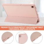 Techsuit - Flex Trifold (with Pencil Holder) - Samsung Galaxy Tab S6 Lite (2020/2022/2024) - Pink – Image 2