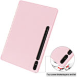 Techsuit - Flex Trifold (with Pencil Holder) - Samsung Galaxy Tab S7 Plus / S8 Plus - Pink – Image 2