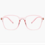 Techsuit - Anti-Blue Light Glasses Reflex TR90 (F8534-C5) - Square - Pink – Image 2