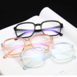 Techsuit - Anti-Blue Light Glasses Reflex TR90 (F8534-C5) - Square - Pink – Image 4
