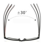 Techsuit - Anti-Blue Light Glasses Reflex TR90 (F2388) - Rectangular - Sand Black / Green – Image 3