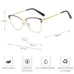 Techsuit - Anti-Blue Light Glasses Reflex Metal (F95679-C2) - Butterfly - Pale Mauve – Image 5