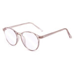 Techsuit - Anti-Blue Light Glasses Reflex TR90 (F8551-C3) - Round - Brown