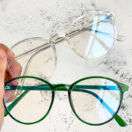 Techsuit - Anti-Blue Light Glasses Reflex TR90 (F8551-C3) - Round - Brown – Image 5
