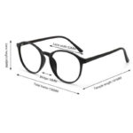 Techsuit - Anti-Blue Light Glasses Reflex TR90 (F8551-C3) - Round - Brown – Image 6