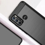 Techsuit - Carbon Silicone - Motorola Moto G60 - Black – Image 3