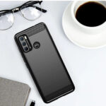 Techsuit - Carbon Silicone - Motorola Moto G60 - Black – Image 5