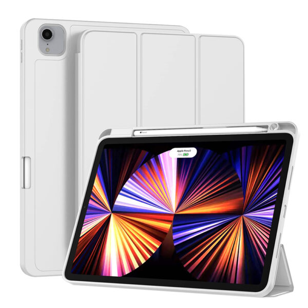 Techsuit - Flex Trifold (with Pencil Holder) - iPad Pro 11 (2018 / 2020 / 2021 / 2022) - Gray