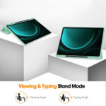 Techsuit - Flex Trifold (with Pencil Holder) - Samsung Galaxy Tab S9 Ultra / S10 Ultra - Matcha Green – Image 3