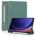 Techsuit - Flex Trifold (with Pencil Holder) - Samsung Galaxy Tab S9 Ultra / S10 Ultra - Green