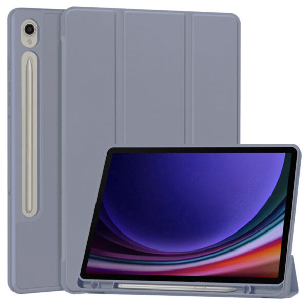 Techsuit - Flex Trifold (with Pencil Holder) - Samsung Galaxy Tab S9 - Purple