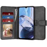 Techsuit - Diary Book - Motorola Moto E22 / Moto E22i - Black