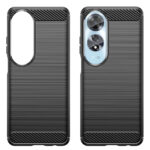 Techsuit - Carbon Silicone - Oppo A60 4G - Black – Image 2