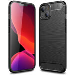 Techsuit - Carbon Silicone - iPhone 13 mini - Black