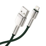 Baseus - Data Cable Cafule Series Metal (CALJK-B06) - USB to Lightning 2.4A, 2m - Green – Image 2