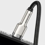 Baseus - Data Cable Cafule Series Metal (CALJK-B06) - USB to Lightning 2.4A, 2m - Green – Image 6