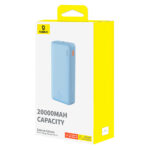 Baseus - Power Bank Airpow (P10022804313-00) - USB, Type-C, Micro-USB, 20W, 20000mAh - Galaxy Blue – Image 6