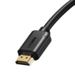 Baseus - Video Cable (WKGQ030001) - HDMI to HDMI, High Definition, 4K@60Hz, 0.5m - Black – Image 4