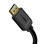 Baseus - Video Cable (WKGQ030001) - HDMI to HDMI, High Definition, 4K@60Hz, 0.5m - Black – Image 6