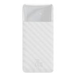 Baseus - Power Bank Bipow (PPBD050402) - 2x USB, USB-C, Micro-USB, 30000mAh, 20W with Cable Micro-USB, 0.25m - White – Image 2