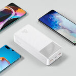 Baseus - Power Bank Bipow (PPBD050402) - 2x USB, USB-C, Micro-USB, 30000mAh, 20W with Cable Micro-USB, 0.25m - White – Image 5