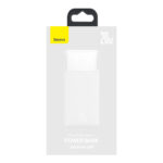 Baseus - Power Bank Bipow (PPBD050402) - 2x USB, USB-C, Micro-USB, 30000mAh, 20W with Cable Micro-USB, 0.25m - White – Image 7