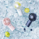 JisuLife - Premium Mini Hand Fan Life3 (F2B) - Portable, Ultra-Silent, Type-C, 3 Speeds, 4000mAh - White – Image 6
