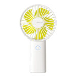 JisuLife - Premium Mini Hand Fan Life3 (F2B) - Portable, Ultra-Silent, Type-C, 3 Speeds, 4000mAh - White
