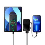Baseus - Power Bank Qpow Pro (PPQD020001) - 2x Lightning, Type-C, USB, 20W, 10000mAh, Cable Type-C, 3A - Black – Image 4