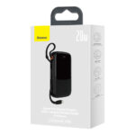 Baseus - Power Bank Qpow Pro (PPQD020001) - 2x Lightning, Type-C, USB, 20W, 10000mAh, Cable Type-C, 3A - Black – Image 7