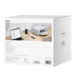 Baseus - Wall Charger PowerCombo Digital PowerStrip (PSLR000101) - 3xAC, USB, Type-C with Type-C Cable, 65W, US Plug - Black – Image 8