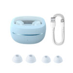 Baseus - Wireless Earbuds WM02+ (NGTW370303) - True Wireless Stereo, Bluetooth V5.3, Smart Display - Blue – Image 6