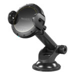 Yesido - Car Holder with Wireless Charging (C77) - Extendable Arm for Dashboard, Windshield, Air Vent, 15W - Black