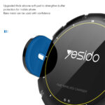 Yesido - Car Holder with Wireless Charging (C77) - Extendable Arm for Dashboard, Windshield, Air Vent, 15W - Black – Image 2