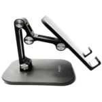 Yesido - Desk Holder (C104) - Silicone Pad, Adjustable Arm, Folding Feature, for Phone, Tablet - Black – Image 2