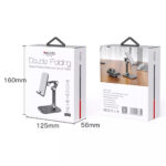 Yesido - Desk Holder (C104) - Silicone Pad, Adjustable Arm, Folding Feature, for Phone, Tablet - Black – Image 5
