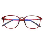 Techsuit - Anti-Blue Light Glasses Reflex PC (F2822) - Round - Wine Red – Image 2