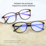 Techsuit - Anti-Blue Light Glasses Reflex PC (F2822) - Round - Wine Red – Image 6